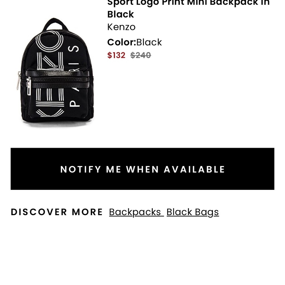 Kenzo Mini Backpack🐯 - Picture 14 of 16